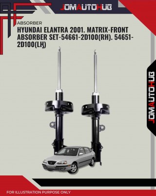 Front Absorber-Hyundai Elantra 2001. Matrix-54661-2D100(RH). 54651-2D100(LH)