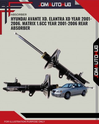 Rear Absorber-Hyundai Avante XD. Elantra XD 2001-2006. Matrix 1.6cc 2001-2006-5361-2D100 