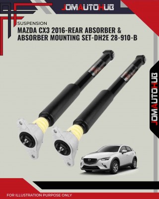 Rear Absorber & Mounting Set-Mazda CX3 2015-DH2E 28-910-B