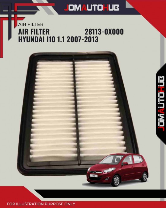 Air Filter-Hyundai I10 1.1cc-28113-0X000 Air Filter-Hyundai I10 1.1cc-28113-0X000