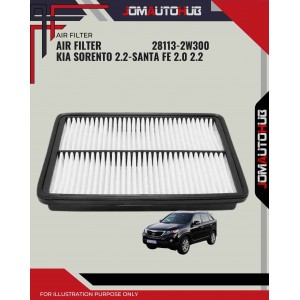 Air Filter-Hyundai Santa Fe 2.0cc 2.2cc-Kia Sorento 2.2cc-28113-2W300
