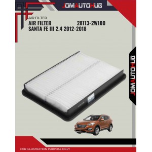 Air Filter-Hyundai Santa Fe III 2.4cc (2012-2018)-28113-2W100