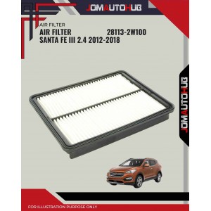 Air Filter-Hyundai Santa Fe III 2.4cc (2012-2018)-28113-2W100