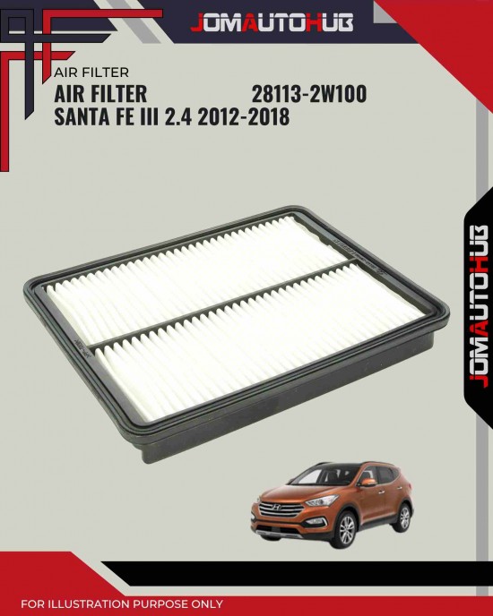 Air Filter-Hyundai Santa Fe III 2.4cc (2012-2018)-28113-2W100