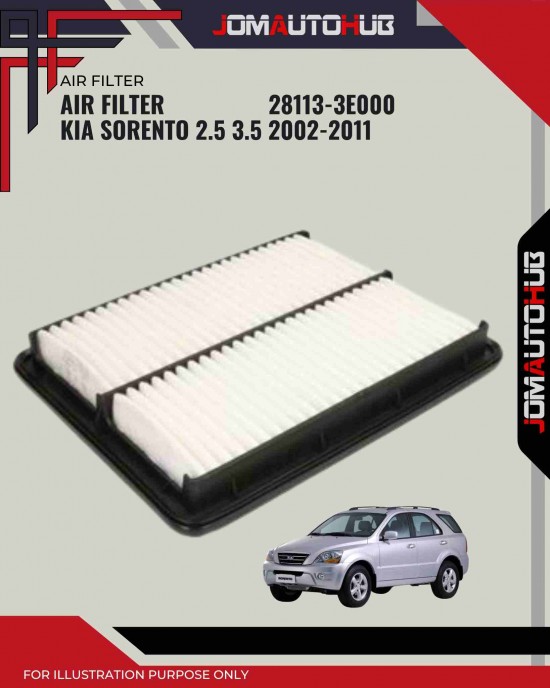 Air Filter-Kia Sorento 2.5cc 3.5cc (2002-2011)-28113-3E000