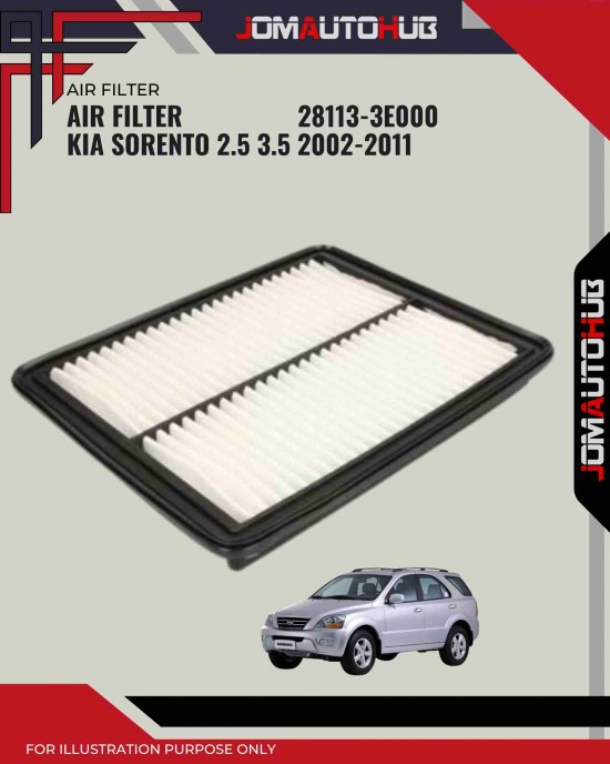 Air Filter-Kia Sorento 2.5cc 3.5cc (2002-2011)-28113-3E000