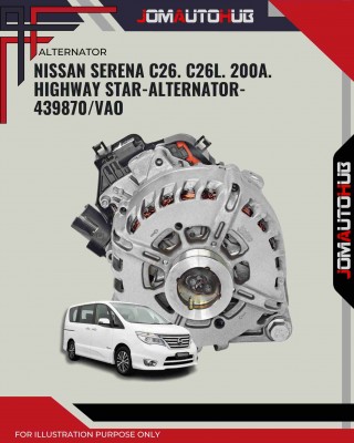 Alternator-Nissan Serena C26-C26L 200A-439870