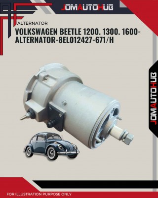 Alternator-Volkswagen Beetle 1200-1300-1600-8EL012427-671