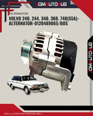 Alternator-Volvo 240-244-340-360-740 (55A)-0120489065