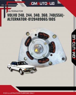 Alternator-Volvo 240-244-340-360-740 (55A)-0120489065