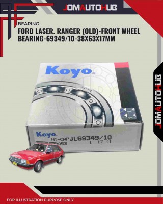 Ford Laser. Ranger (Old)-Front Wheel Bearing-69349/10-38x63x17mm