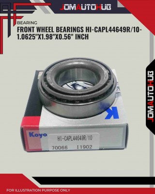 Front Wheel Bearings HI-CAPL44649R10-1.0625x1.98x0.56 Inch