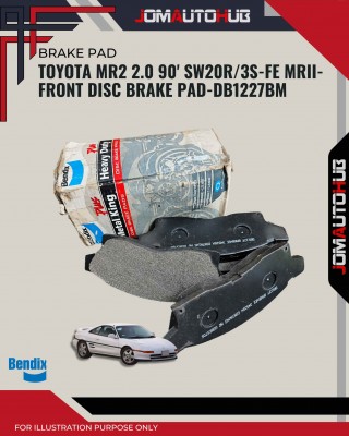 Toyota MR2 2.0 90' SW20R/3S-FE MRII-Front Disc Brake Pad-DB1227BM  
