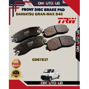 Daihatsu Gran Max-Perodua Aruz 1.5cc-Toyota Rush F800-Front Disc Brake Pad-TRW-GDB7837AT