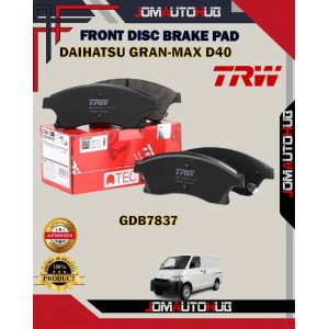 Daihatsu Gran Max-Perodua Aruz 1.5cc-Toyota Rush F800-Front Disc Brake Pad-TRW-GDB7837AT