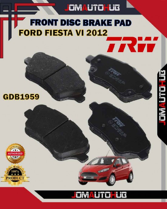 Showing image for Ford Fiesta IV-Ford B-MAX-Front Disc Brake Pad-TRW-GDB1959 Ford Fiesta IV-Ford B-MAX-Front Disc Brake Pad-TRW-GDB1959 Brake Pad image