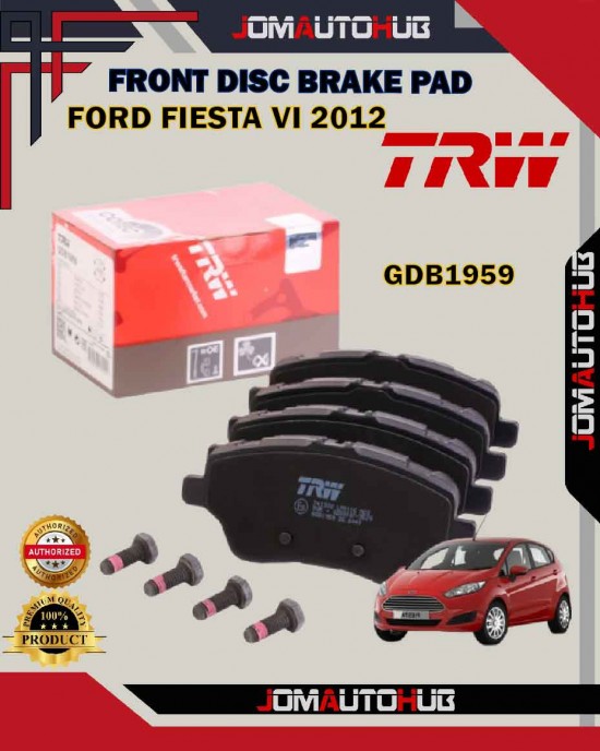 Showing image for Ford Fiesta IV-Ford B-MAX-Front Disc Brake Pad-TRW-GDB1959 Ford Fiesta IV-Ford B-MAX-Front Disc Brake Pad-TRW-GDB1959 Brake Pad image