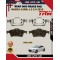 Ford Focus-Mazda 3 BM-Mazda 3-Mazda 5-Peugeot 508-Volvo S50-Rear Disc Brake Pad-TRW-GDB1469