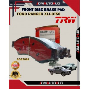 Ford Ranger XLT-BT50-Front Disc Brake Pad-TRW-GDB7869DT