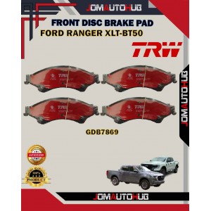 Ford Ranger XLT-BT50-Front Disc Brake Pad-TRW-GDB7869DT