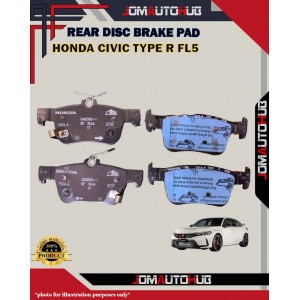 Honda Civic Type R FL5-Rear Disc Brake Pad-HONDA-43022-T60-A01