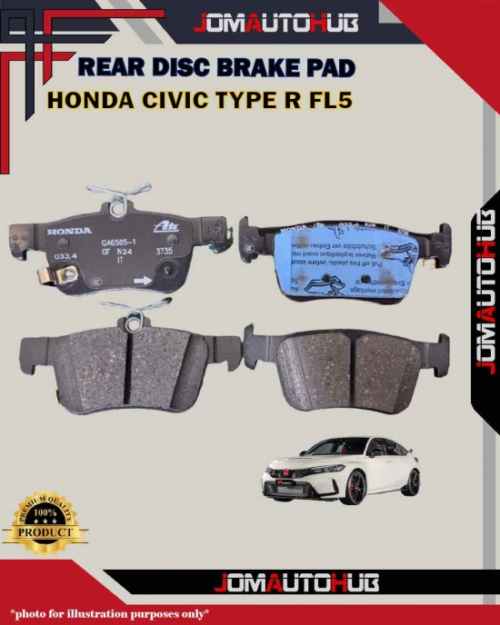 Showing image for Honda Civic Type R FL5-Rear Disc Brake Pad-HONDA-43022-T60-A01 Honda Civic Type R FL5-Rear Disc Brake Pad-HONDA-43022-T60-A01 Brake Pad image