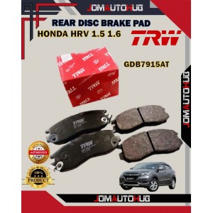Honda HR-V T7A-Odyssey RC4 Rear Disc Brake Pad-TRW-GDB7915AT