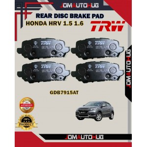 Honda HR-V T7A-Odyssey RC4 Rear Disc Brake Pad-TRW-GDB7915AT