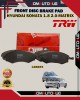 Showing image for Hyundai Sonata 1.8cc 2.0cc-Matrix-Avante-Front Disc Brake Pad-TRW-GDB895 Hyundai Sonata 1.8cc 2.0cc-Matrix-Avante-Front Disc Brake Pad-TRW-GDB895 Brake Pad image