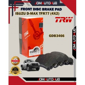 Isuzu D-Max TFR-TFS-Rodeo-Chevrolet Colorado Front Disc Brake Pad-TRW-GDB3466