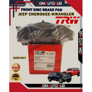 Jeep Cherokee-Wrangler-Grand Cherokee-Front Disc Brake Pad-TRW-GDB7607