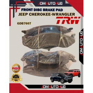 Jeep Cherokee-Wrangler-Grand Cherokee-Front Disc Brake Pad-TRW-GDB7607