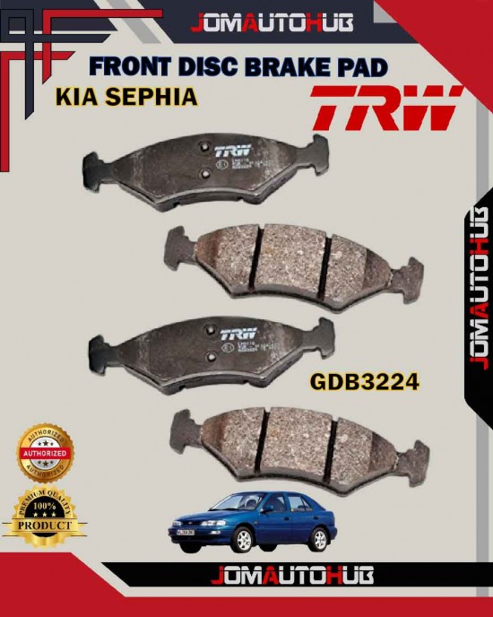 Showing image for Kia Sephia-Sierra-Front Disc Brake Pad-TRW-GDB3224 Kia Sephia-Sierra-Front Disc Brake Pad-TRW-GDB3224 Brake Pad image