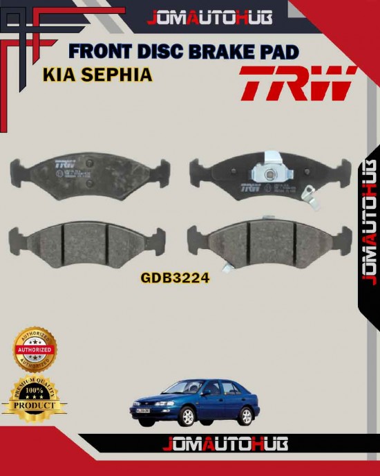 Showing image for Kia Sephia-Sierra-Front Disc Brake Pad-TRW-GDB3224 Kia Sephia-Sierra-Front Disc Brake Pad-TRW-GDB3224 Brake Pad image