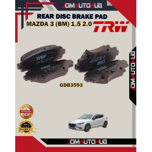 Mazda 3-Rear Disc Brake Pad-TRW-GDB3593