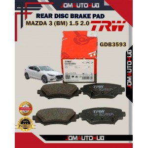 Mazda 3-Rear Disc Brake Pad-TRW-GDB3593