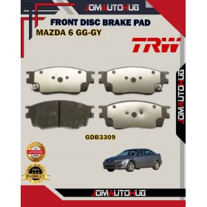 Mazda 6 GG-GY-Front Disc Brake Pad-TRW-GDB3309