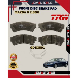 Mazda 6 GH-Front Disc Brake Pad-TRW-GDB3501