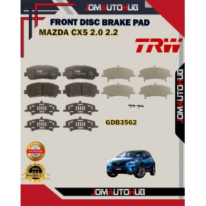 Mazda CX-5 KE-Mazda CX-5 KF-Jeep Cherokee KL-Front Disc Brake Pad-TRW-GDB3562