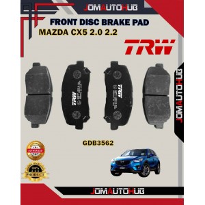Mazda CX-5 KE-Mazda CX-5 KF-Jeep Cherokee KL-Front Disc Brake Pad-TRW-GDB3562