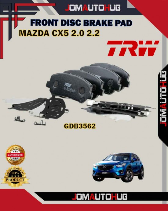 Showing image for Mazda CX-5 KE-Mazda CX-5 KF-Jeep Cherokee KL-Front Disc Brake Pad-TRW-GDB3562 Mazda CX-5 KE-Mazda CX-5 KF-Jeep Cherokee KL-Front Disc Brake Pad-TRW-GDB3562 Brake Pad image