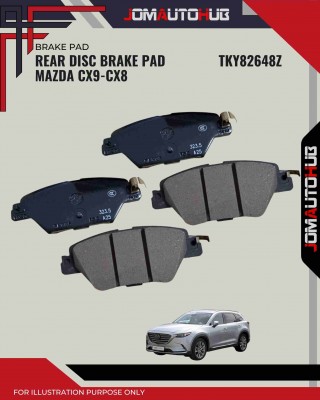 Rear Disc Brake Pad Set-Mazda CX9-CX8-TKY82648Z