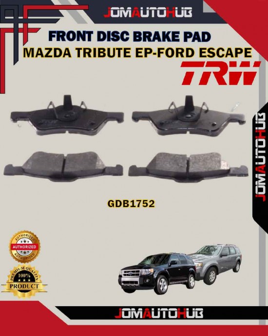 Showing image for Mazda Tribute EP-Ford Escape-Front Disc Brake Pad-TRW-GDB1752 Mazda Tribute EP-Ford Escape-Front Disc Brake Pad-TRW-GDB1752 Brake Pad image