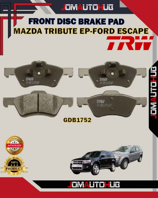 Showing image for Mazda Tribute EP-Ford Escape-Front Disc Brake Pad-TRW-GDB1752 Mazda Tribute EP-Ford Escape-Front Disc Brake Pad-TRW-GDB1752 Brake Pad image