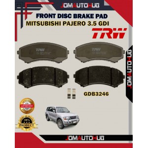 Mitsubishi Grandis 2.4cc NA4W-Pajero 3.5cc-Shogun Front Disc Brake Pad-TRW-GDB3246