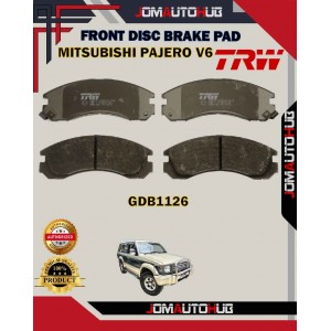 Mitsubishi Airtrek Turbo-Pajero V6-Evo 3-Mitsubishi Lancer-Front Disc Brake Pad-TRW-GDB1126