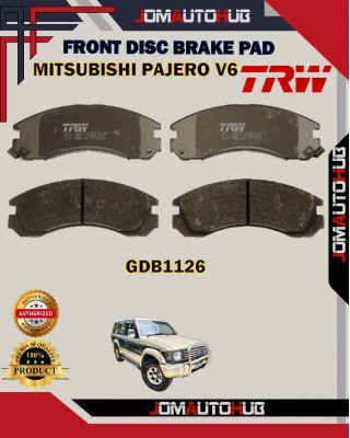 Mitsubishi Airtrek Turbo-Pajero V6-Evo 3-Mitsubishi Lancer-Front Disc Brake Pad-TRW-GDB1126
