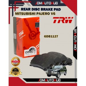 Mitsubishi Pajero V6 Rear Disc Brake Pad-TRW-GDB1127 Mitsubishi Pajero V6 Rear Disc Brake Pad-TRW-GDB1127
