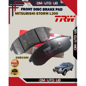 Mitsubishi Storm L200 3.0CC Front Disc Brake Pad-TRW-GDB3380
