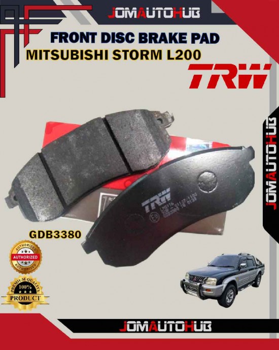 Showing image for Mitsubishi Storm L200 3.0CC Front Disc Brake Pad-TRW-GDB3380 Mitsubishi Storm L200 3.0CC Front Disc Brake Pad-TRW-GDB3380 Brake Pad image